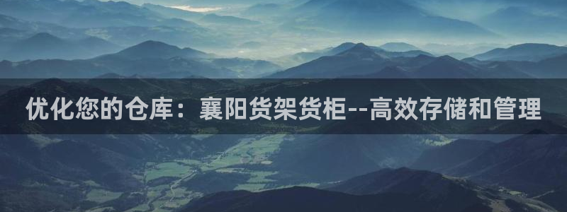 杏运娱乐：优化您的仓库：襄阳货架货柜--